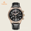 Timesea Mens Sports Leather Quartz Watches 72252